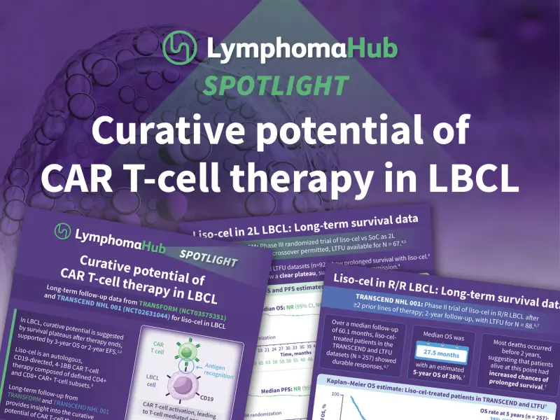 Curative potential of CAR T-cell therapy in large B-cell lymphoma